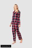 Womens Personalised Tartan PJs - Xmas Tartan Family Range