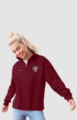 Nottingham Uni - Cripps Hall Unisex Sophomore Zip Neck Sweatshirt