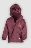 Dame Tipping Primary - Reversible Fleece Jacket Burgundy