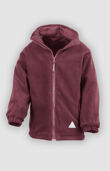 Dame Tipping Primary - Reversible Fleece Jacket Burgundy