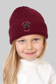 Holly Trees Primary - Woolly Hat Burgundy