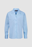 Oakfield Prep Girls Long Sleeve Blue Blouse