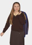 Brentwood Ursuline - Pullover Brown/Trim