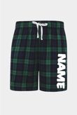 Personalised Tartan Unisex Pyjama Shorts