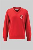 Willowbrook Primary - V-Neck Sweatshirt Red