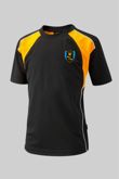 Shenfield High School *NEW YEAR 7 2020* - P.E Top Black/Amber