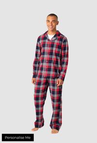 Mens Personalised Tartan PJs