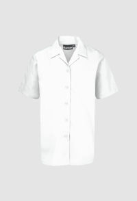 Oakfield Prep Girls Short Sleeve White Blouse