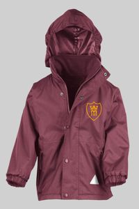 St Marys Primary  - Reversible Fleece Jacket Burgundy 