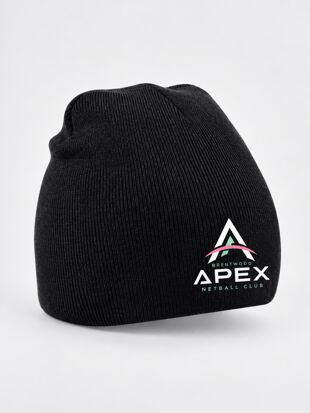 Apex Bespoke Black Pull-On Beanie