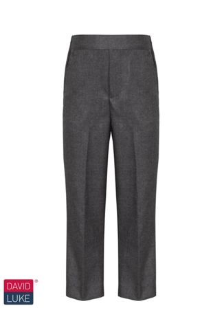 Boys Junior Pull-up Trousers - Grey