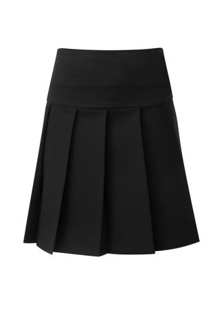 Junior Knife Pleated Skirt - Black