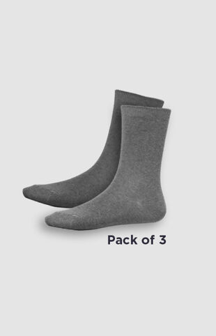 Ankle Socks - Grey (triple pack)