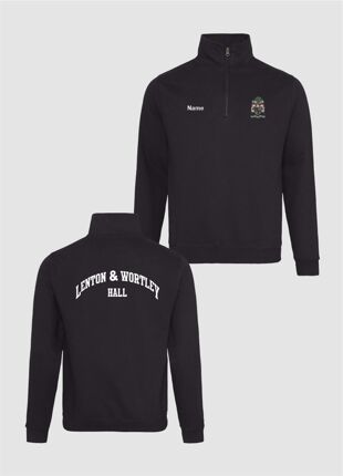 Nottingham Uni- Lenton & Wortley Unisex Sophomore Zip Neck Sweatshirt