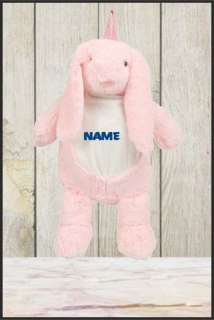 Zippie Bunny Backpack With Personalised Name