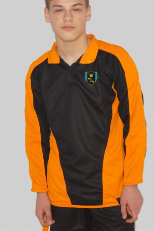 Shenfield High School *NEW YEAR 7 2020* - Rugby/Outdoor Jersey Black/Amber