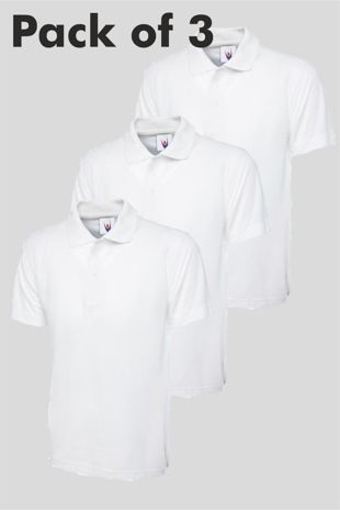White Polo - Pack of 3