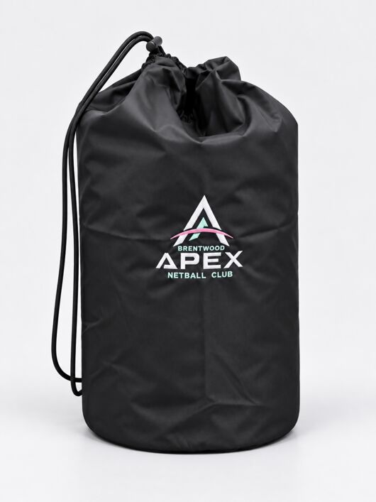 Jet Black Apex Netball Waterproof Team Coat