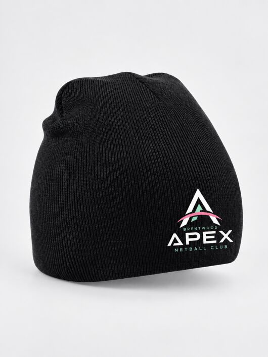 Apex Bespoke Black Pull-On Beanie