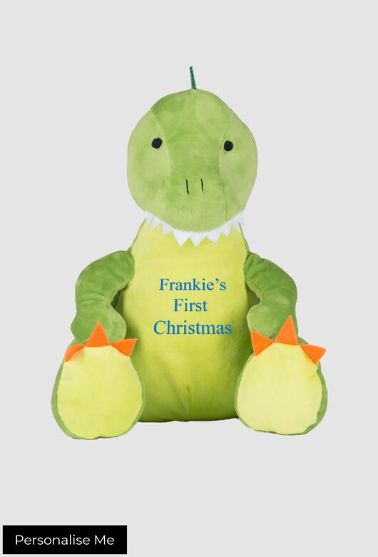 Personalised Zippie Dinosaur