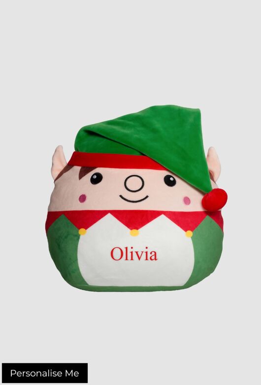 Personalised Christmas Elf - Squidgy Animals 