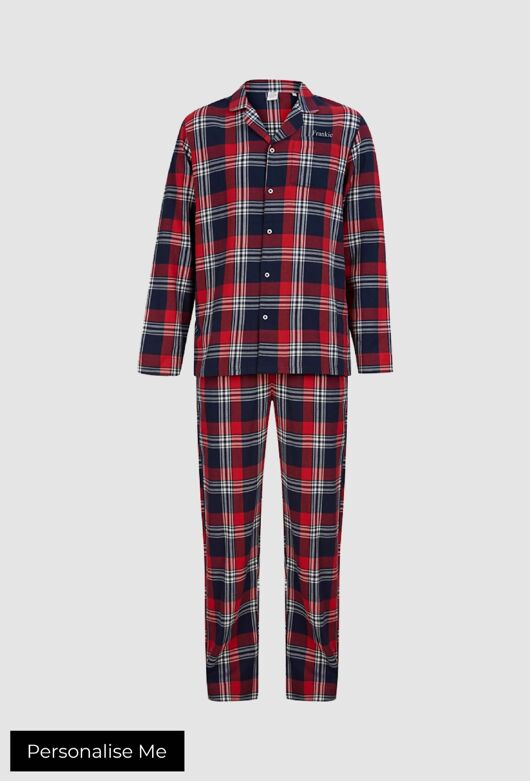 Mens Personalised Tartan PJs