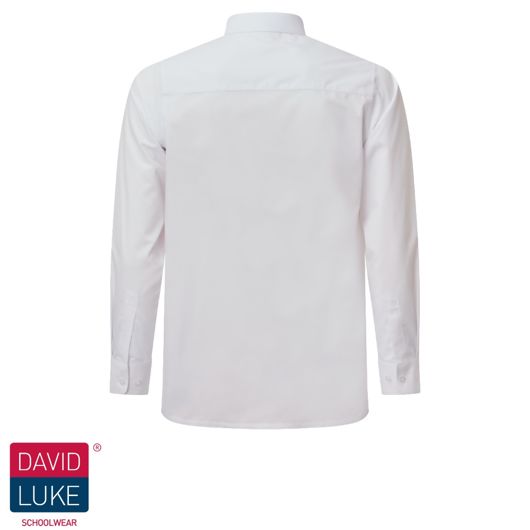 Boys Long Sleeve Shirt (Twin Pack) - White