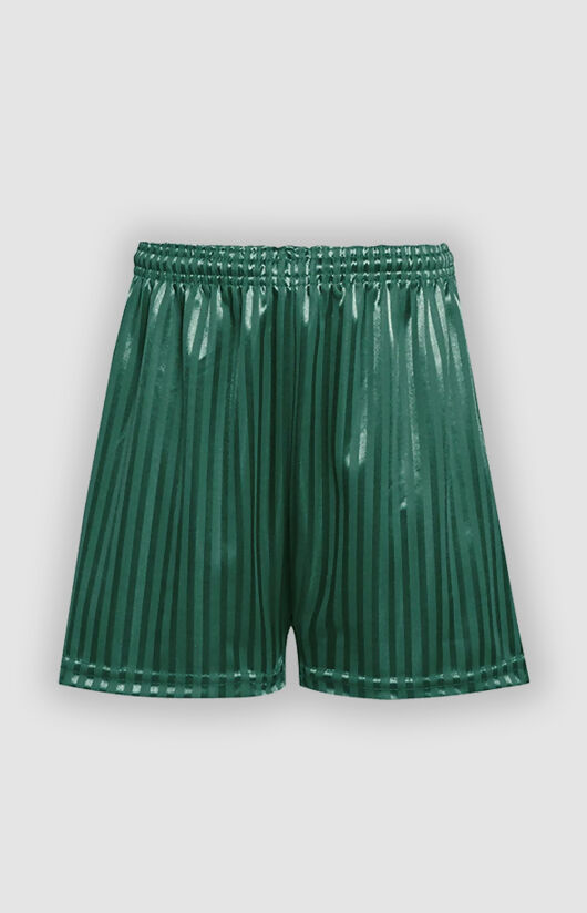 P.E Shadow Stripe Shorts - Bottle Green