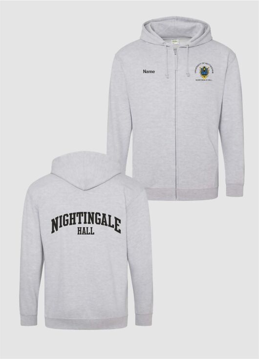 Nottingham Uni - Nightingale Hall Unisex Zoodie