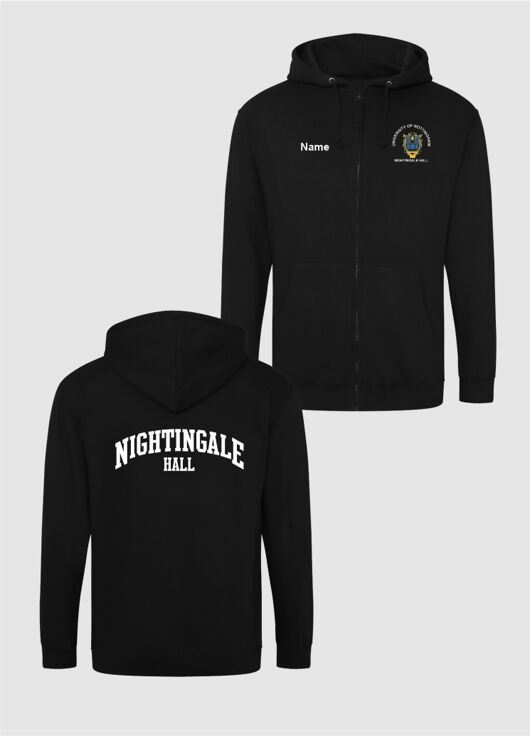 Nottingham Uni - Nightingale Hall Unisex Zoodie