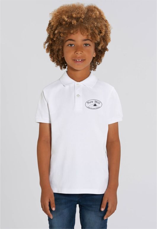New Mill Infants & Juniors - Polo Shirt White