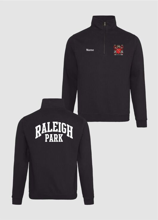 Nottingham Uni - Raleigh Park Unisex Sophomore Zip Neck Sweatshirt