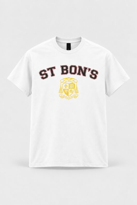 Bespoke St Bonaventures White T-Shirt