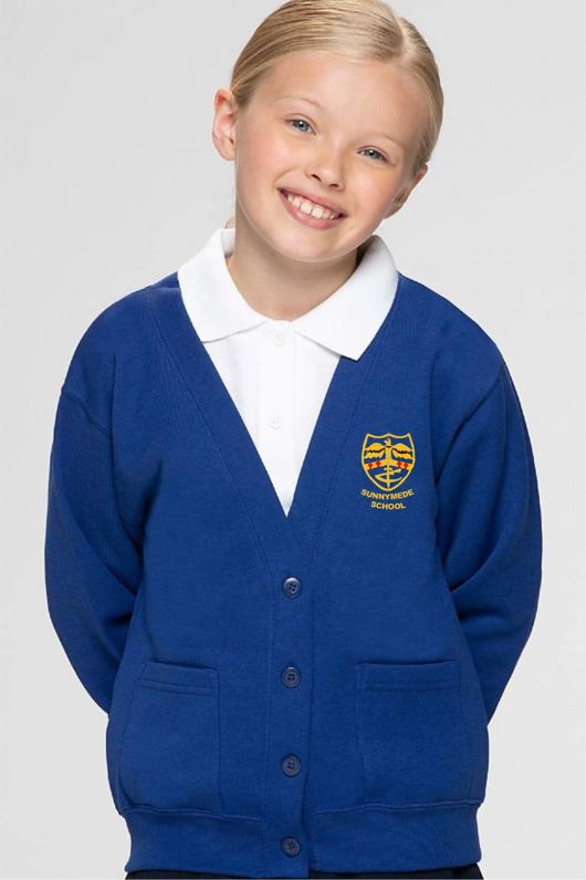 Sunnymede School - Sunnymede - Sweatshirt Cardigan Royal Blue