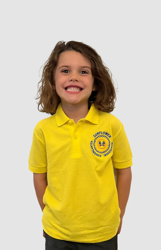 Sunflower Montessori Polo Shirt