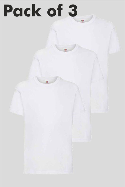 White T-Shirt - Pack of 3